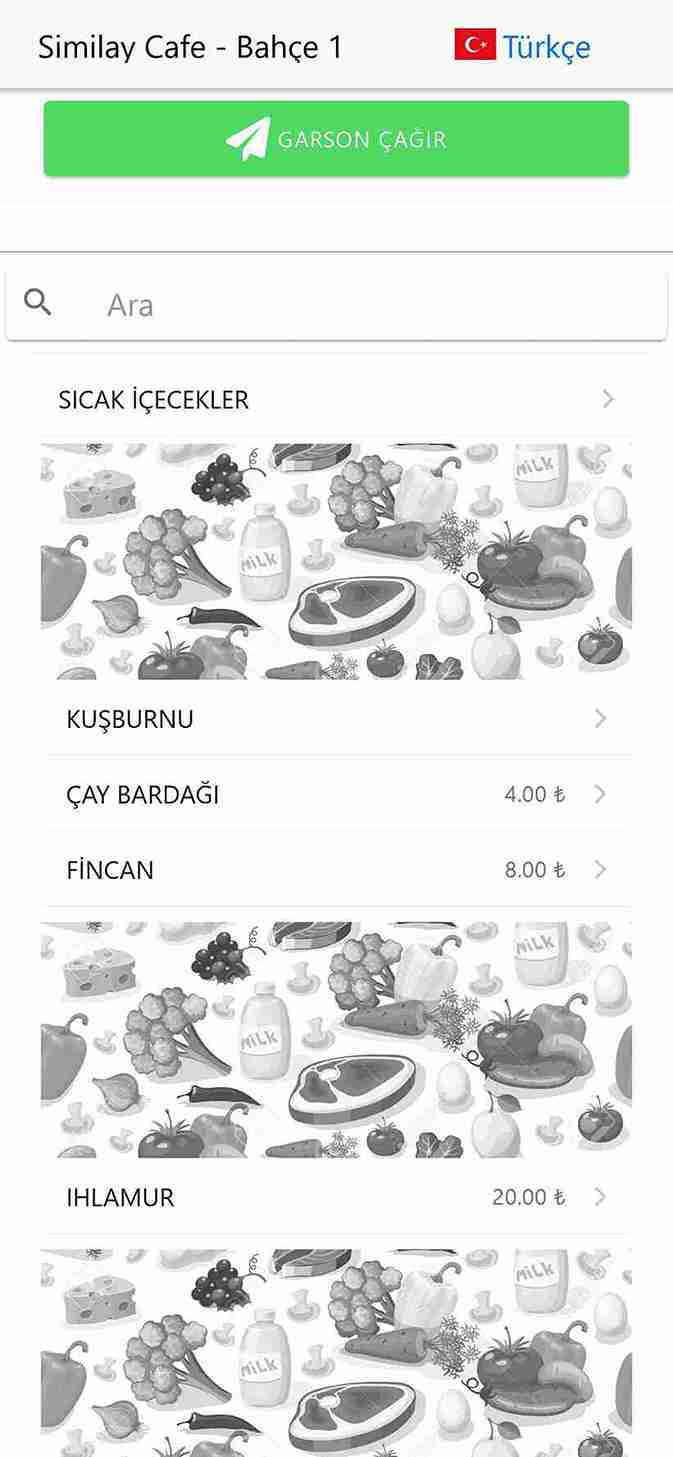 Mobigarson Mutfak Uygulaması - Sipariş Hazırlama
